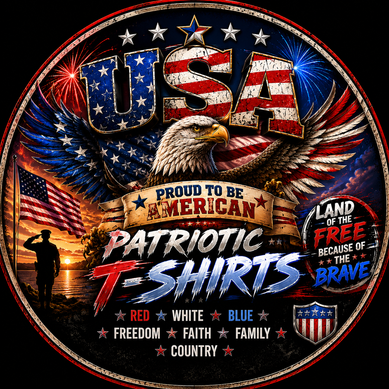 USA Patriotic T-Shirts
