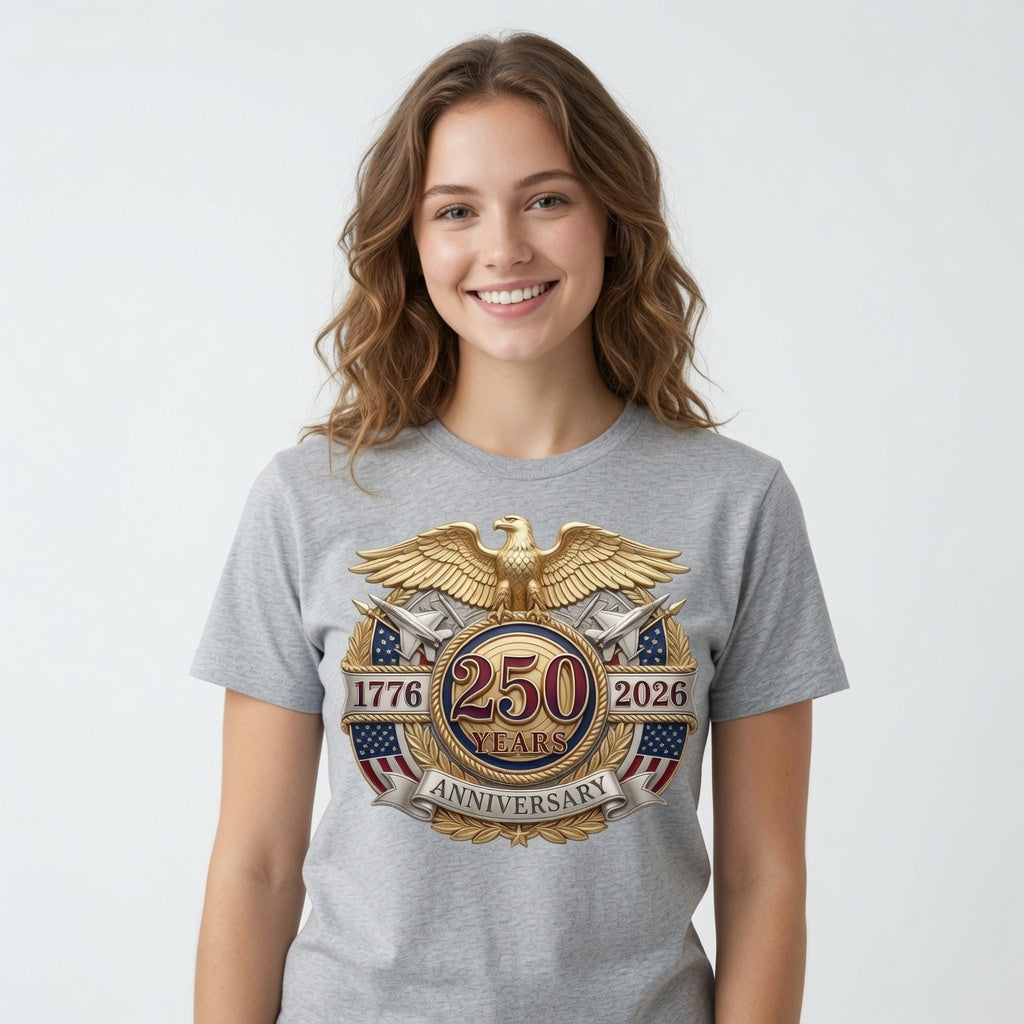 USA 250th Anniversary Eagle Emblem T-Shirt