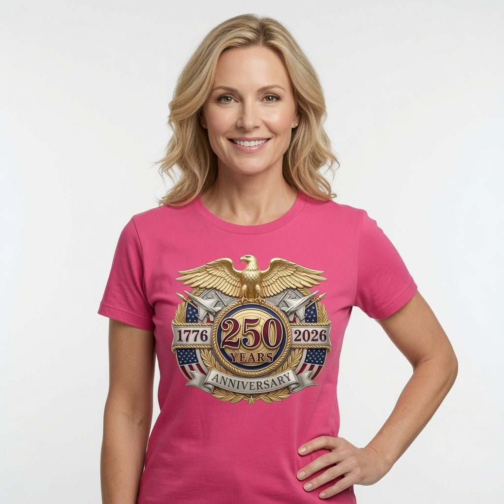USA 250th Anniversary Eagle Emblem T-Shirt