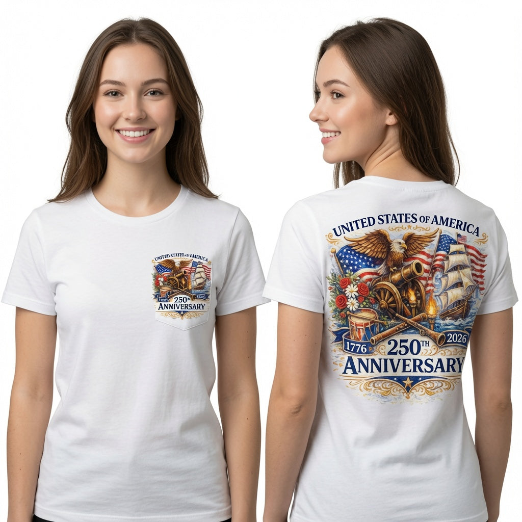 United States of America 250th Anniversary Graphic T-Shirt