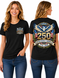 USA 250th Anniversary Eagle & Flag Graphic T-Shirt