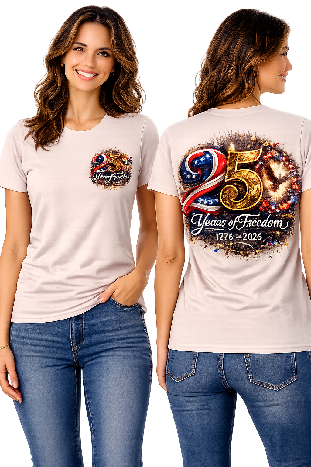 250 Years of Freedom Graphic T-Shirt