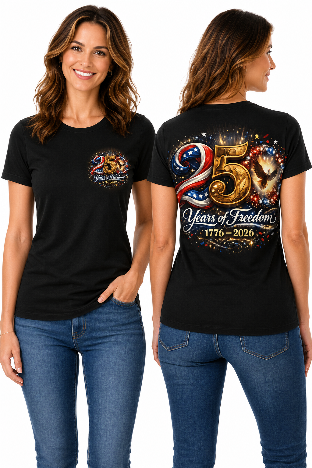 250 Years of Freedom Graphic T-Shirt