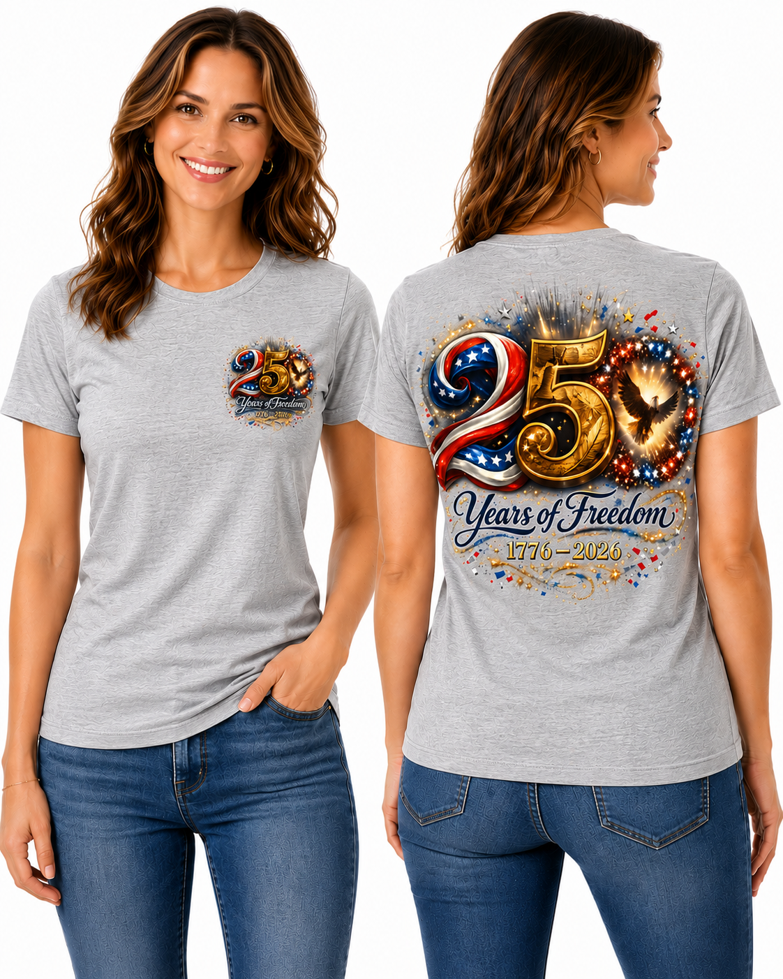 250 Years of Freedom Graphic T-Shirt
