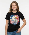 USA 250 Years Strong Eagle T-Shirt