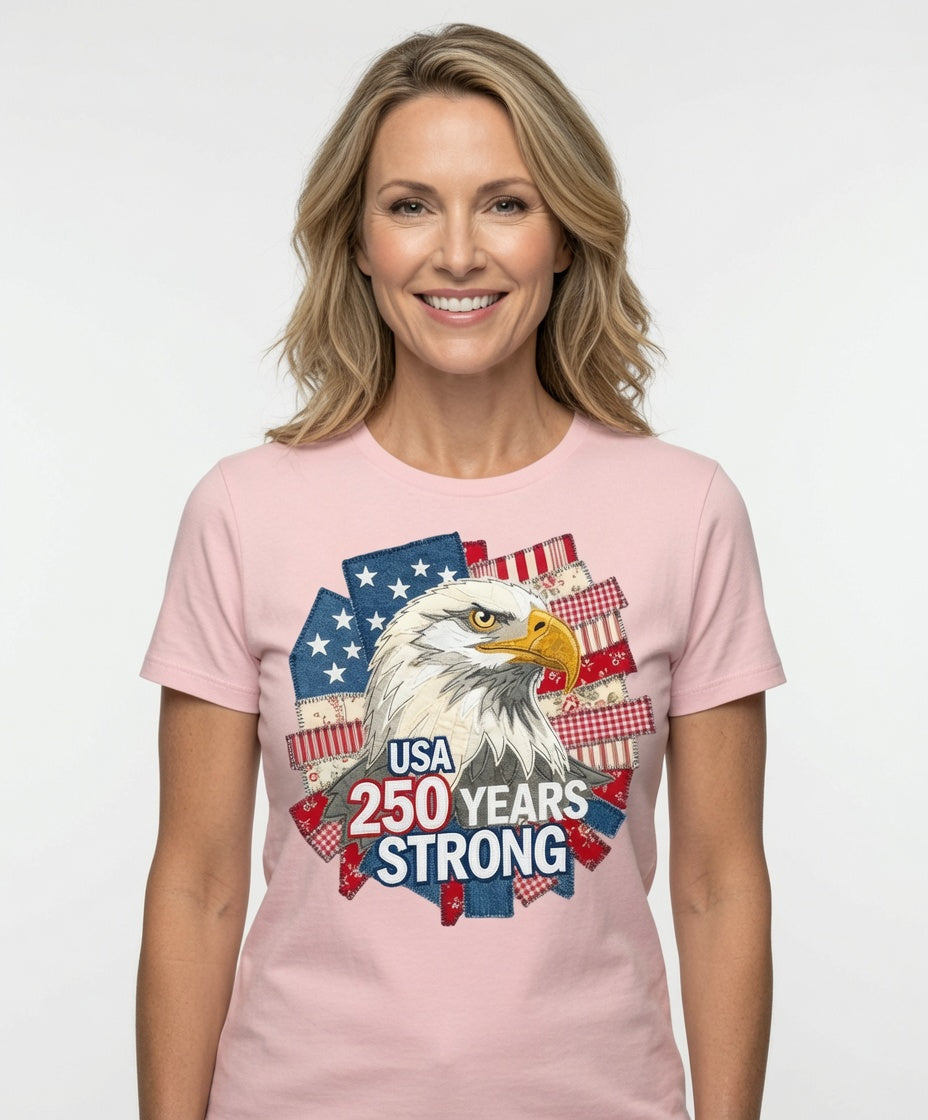 USA 250 Years Strong Eagle T-Shirt