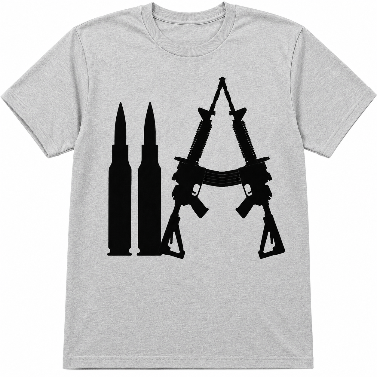 Crossed Modern Sporting Rifles & Rifle Cartridges