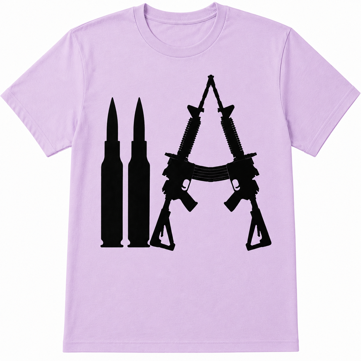 Crossed Modern Sporting Rifles & Rifle Cartridges