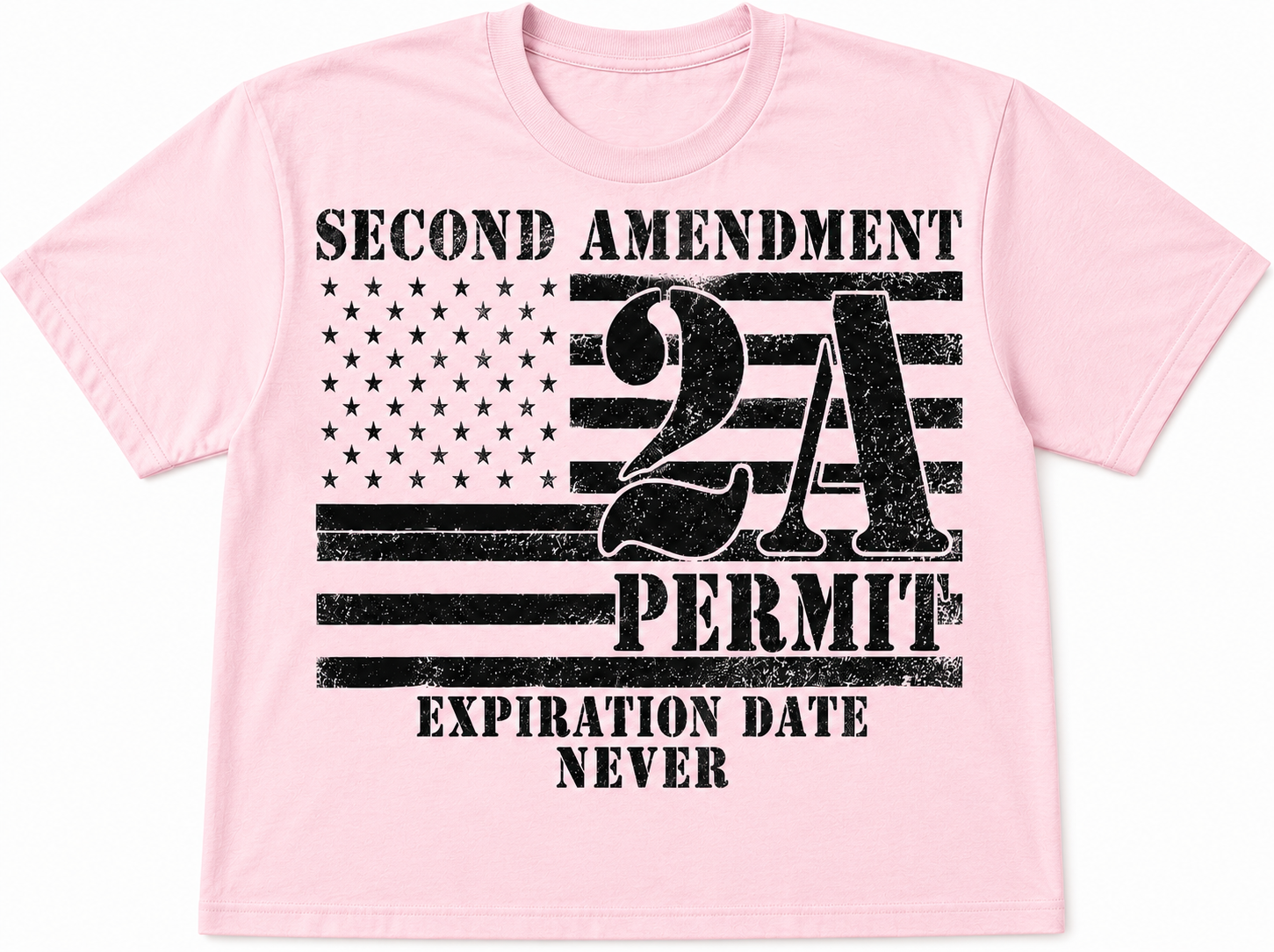 Second Amendment 2A Permit – Expiration Date Never - T-Shirt
