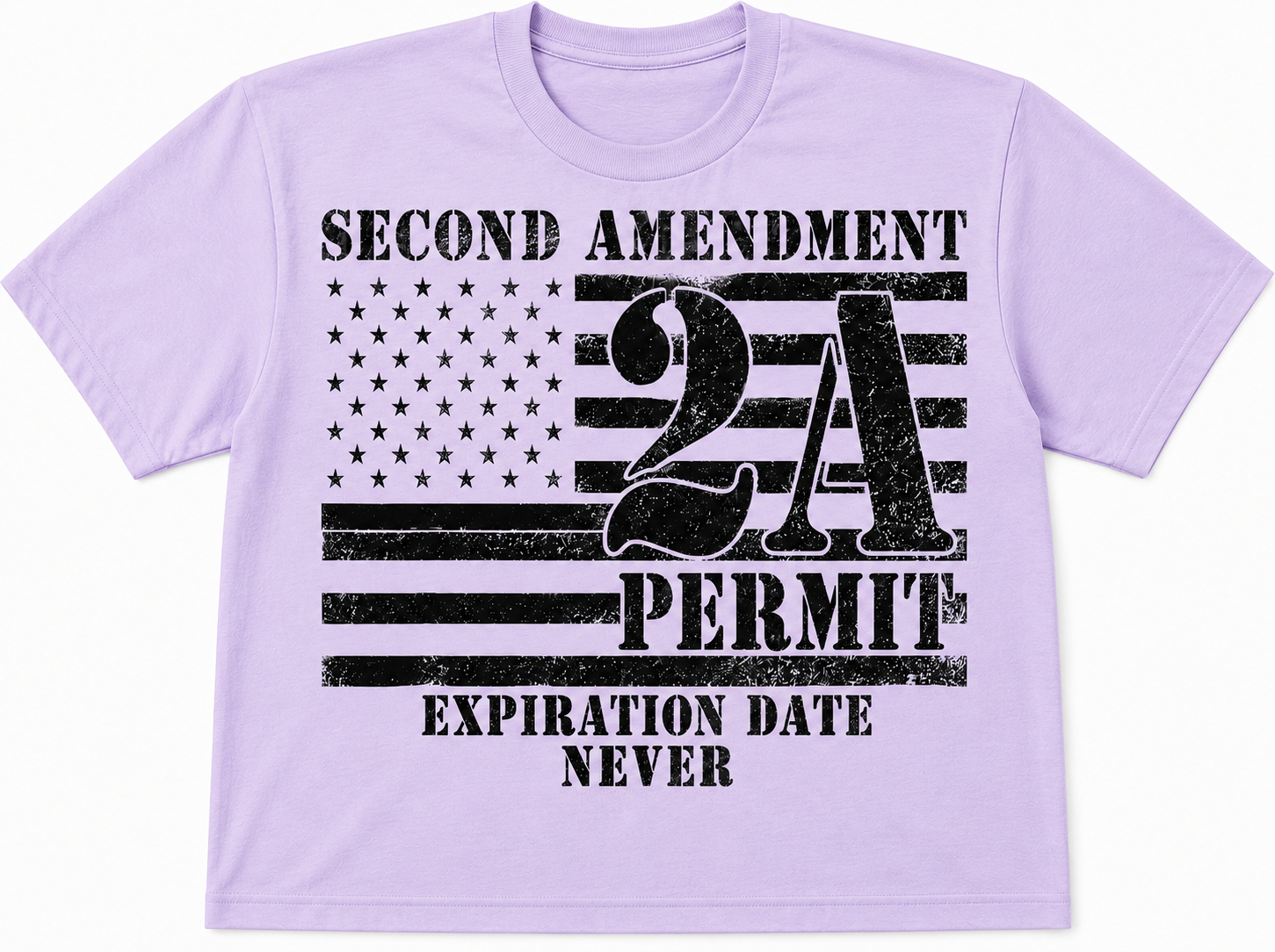Second Amendment 2A Permit – Expiration Date Never - T-Shirt