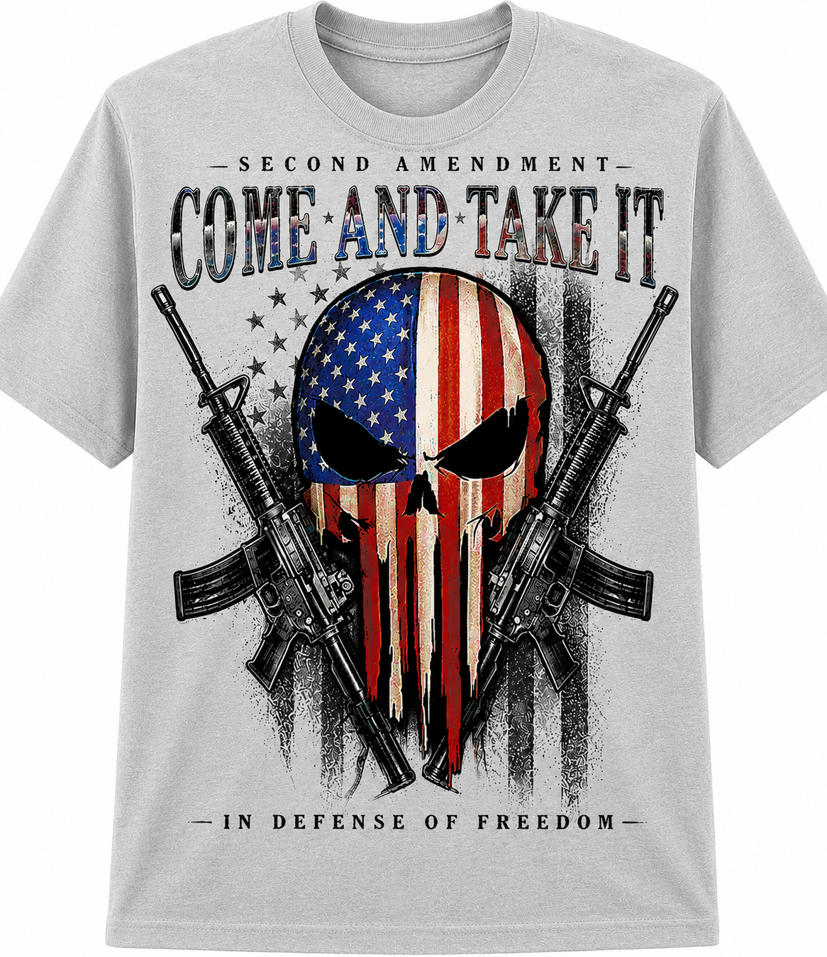 Second Amendment "Come and Take It" In Defense of Freedom - T-Shirt