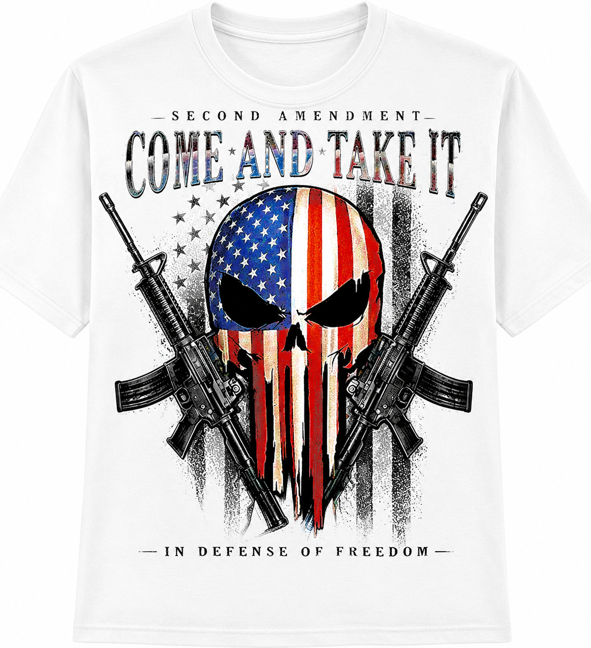 Second Amendment "Come and Take It" In Defense of Freedom - T-Shirt