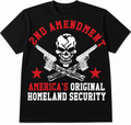 2nd Amendment America's Original Homeland Security Skull Graphic