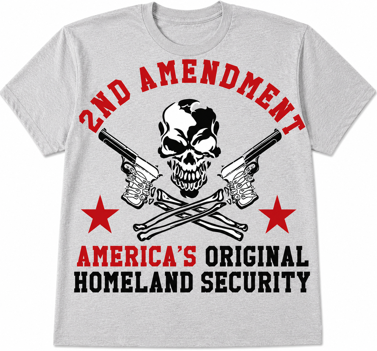 2nd Amendment America's Original Homeland Security Skull Graphic