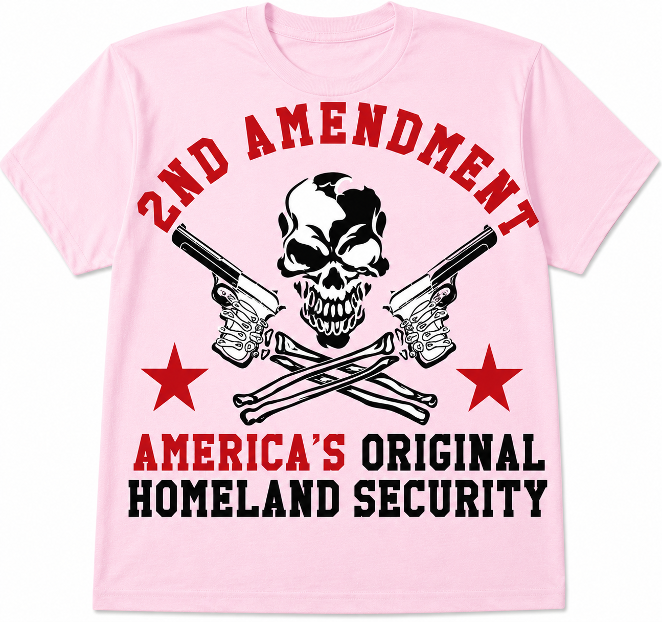 2nd Amendment America's Original Homeland Security Skull Graphic