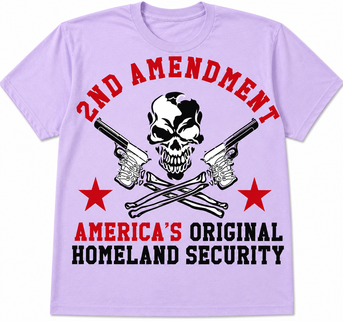 2nd Amendment America's Original Homeland Security Skull Graphic