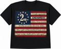 Second Amendment Vintage Flag, "Shall Not Be Infringed" - T-Shirt
