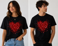 Flying Heart Design T-Shirt