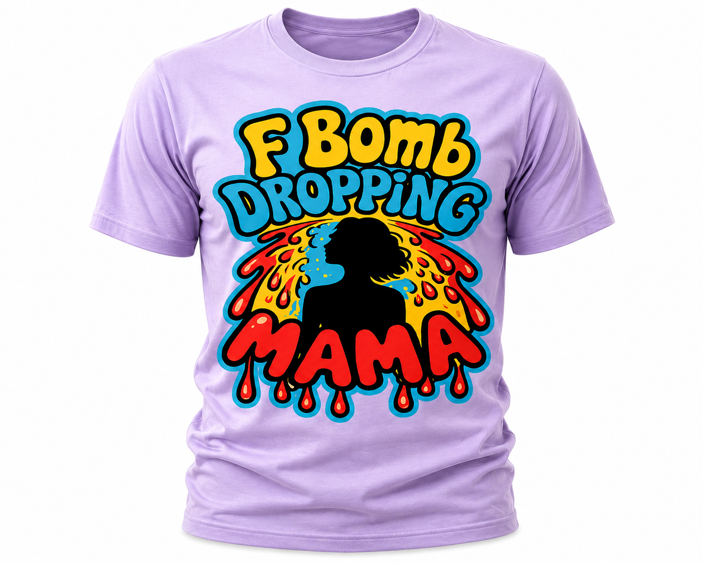 F Bomb Dropping Mama T-Shirt - Funny Mom Graphic Tee