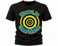 Fluent In Cuss Words T-Shirt - Retro Hypnotic Spiral Graphic Tee