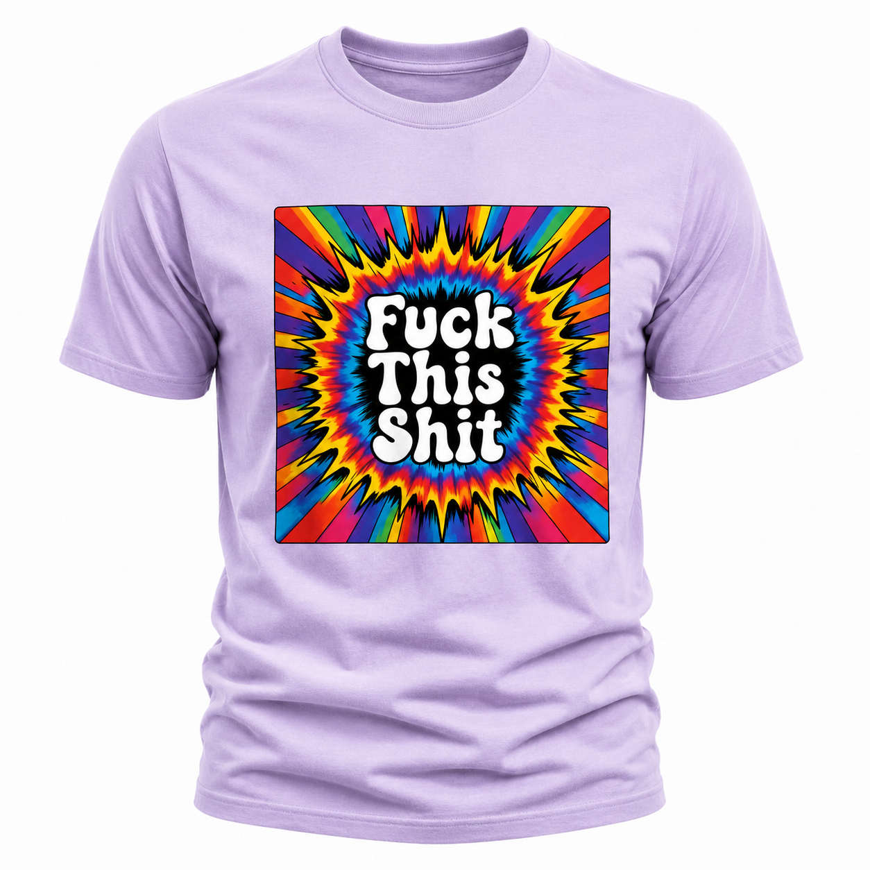 Fuck This Shit T-Shirt - Psychedelic Tie-Dye Explosion Graphic Tee