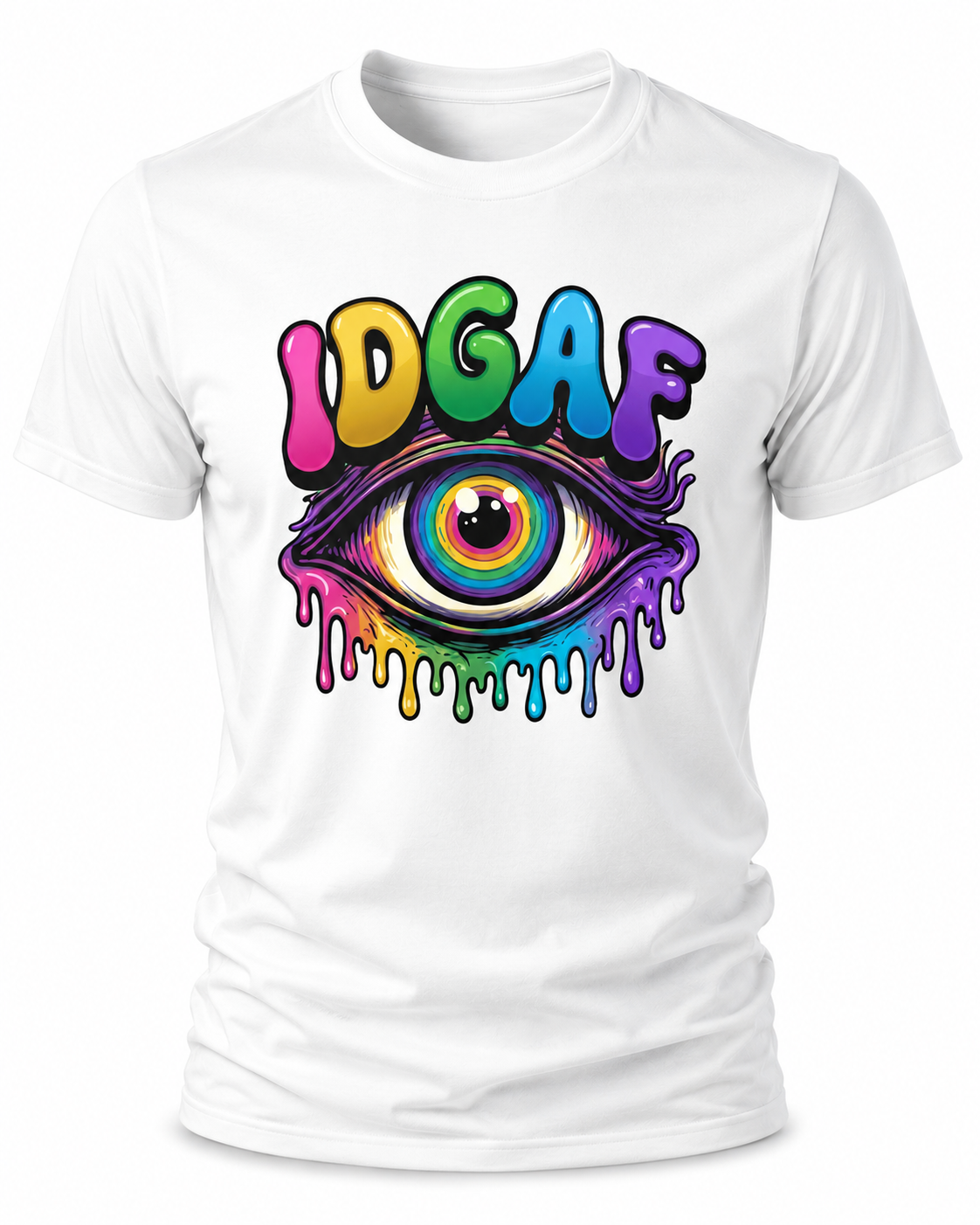 IDGAF Rainbow Eye T-Shirt
