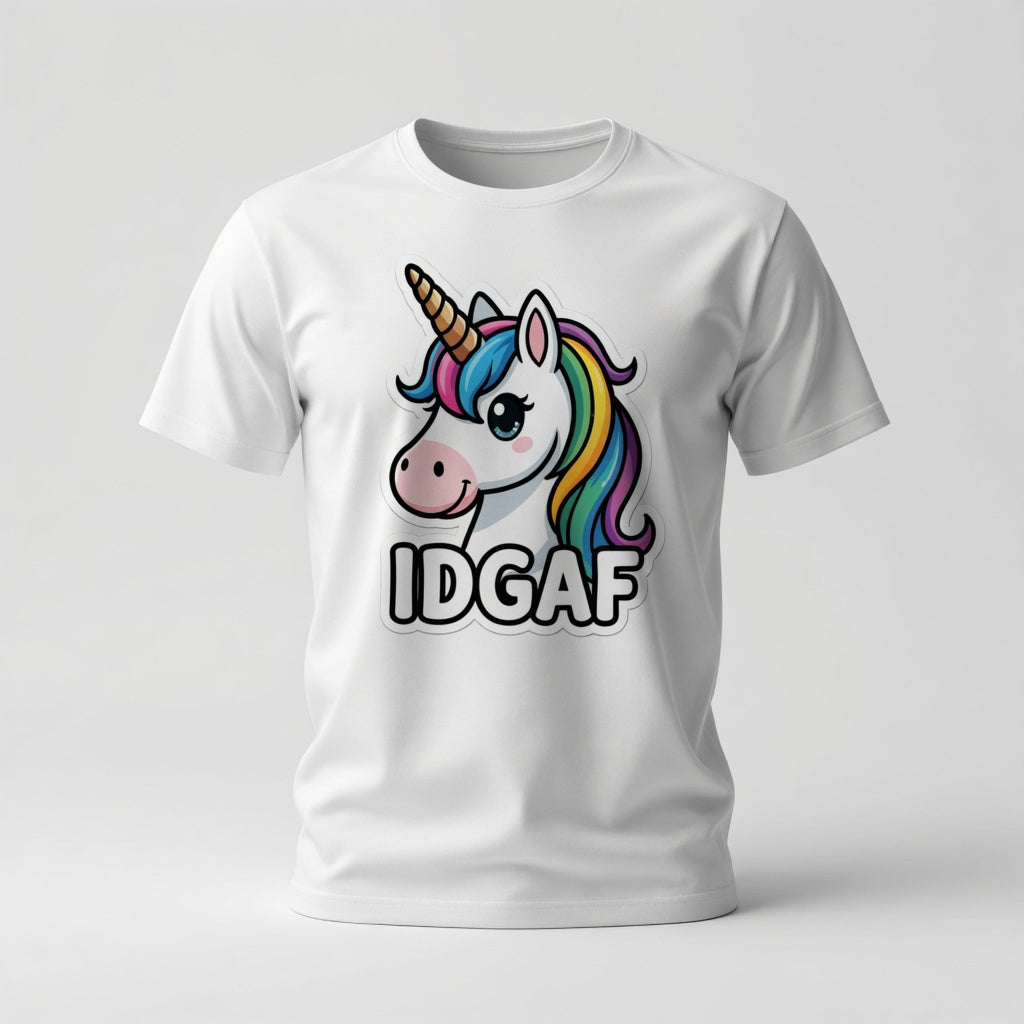 IDGAF Unicorn T-Shirt