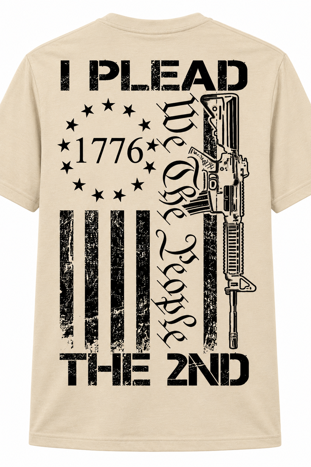 I Plead the 2nd, We the People, 1776 Patriotic Flag - T-Shirt