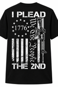 I Plead the 2nd, We the People, 1776 Patriotic Flag - T-Shirt