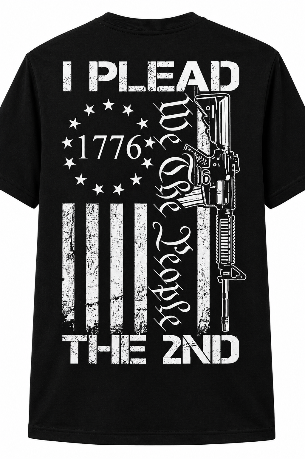 I Plead the 2nd, We the People, 1776 Patriotic Flag - T-Shirt