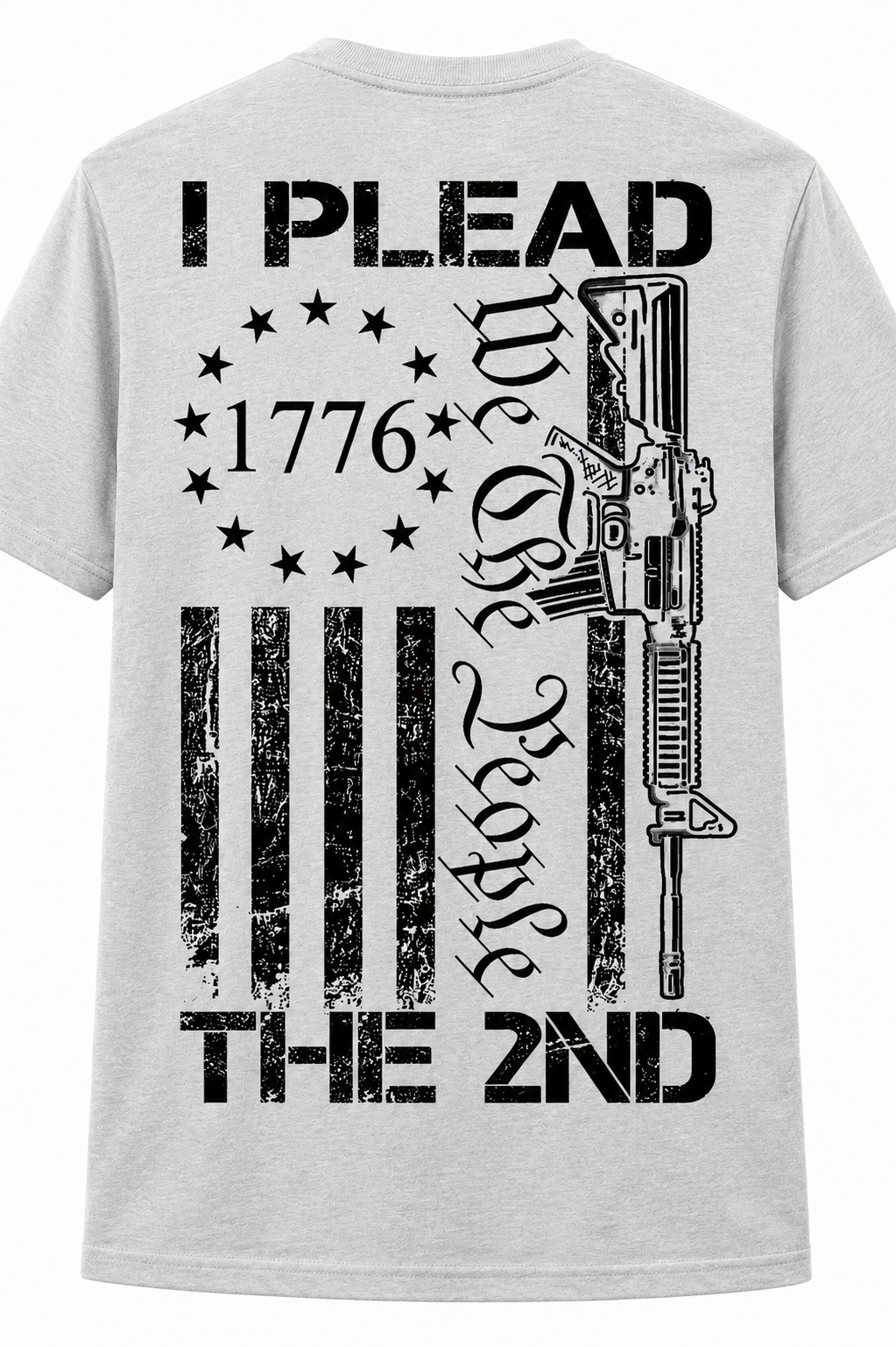 I Plead the 2nd, We the People, 1776 Patriotic Flag - T-Shirt