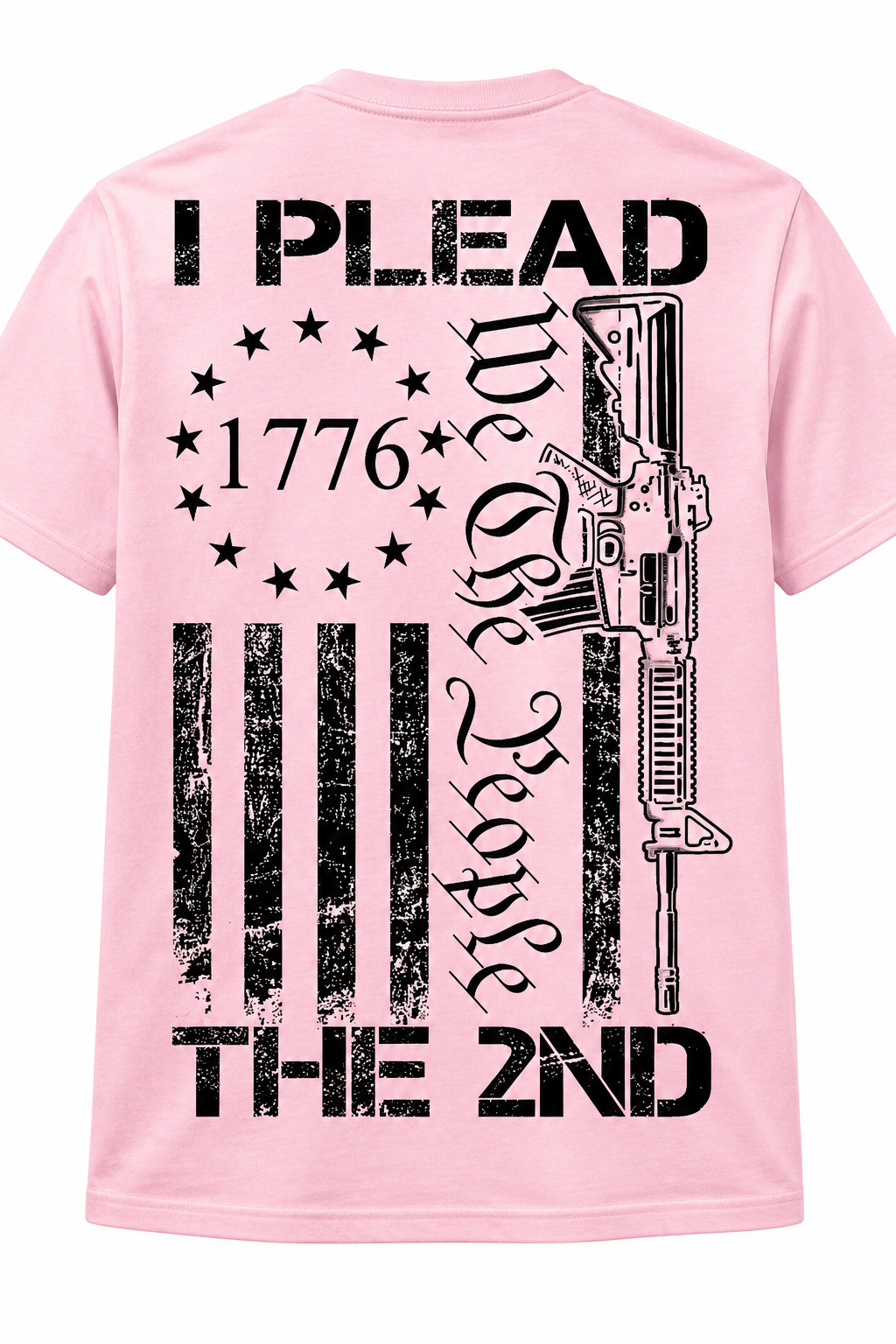 I Plead the 2nd, We the People, 1776 Patriotic Flag - T-Shirt