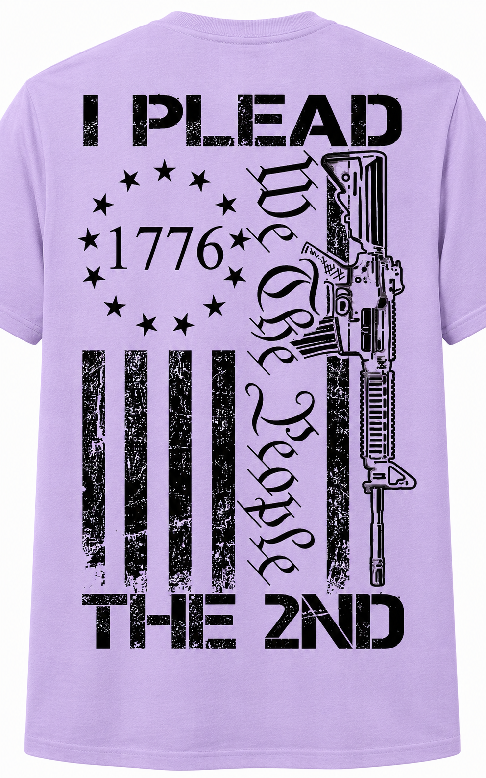 I Plead the 2nd, We the People, 1776 Patriotic Flag - T-Shirt