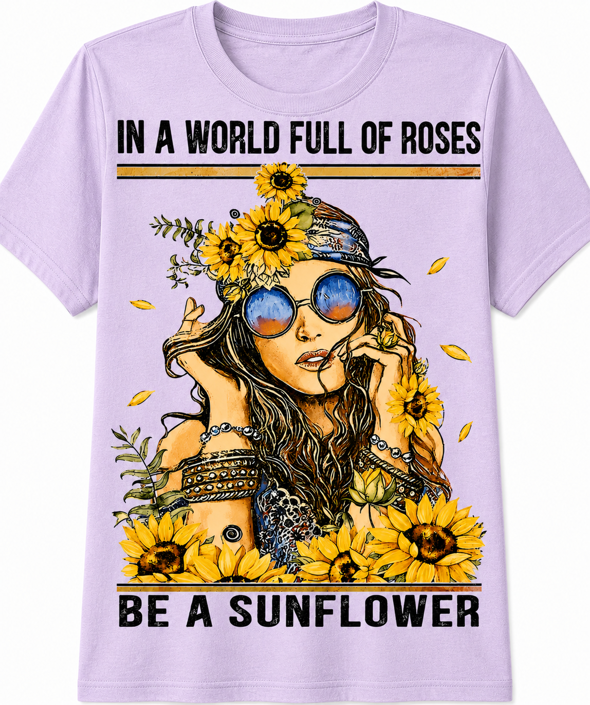 In a World Full of Roses, Be a Sunflower T-Shirt