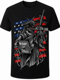 In Guns We Trust, Tactical Lady Liberty Skeleton - T-Shirt