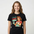 Probably Late for Something T-Shirt - Funny Retro Housewife Shirt